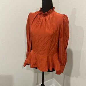 Women’s Burnt orange blouse